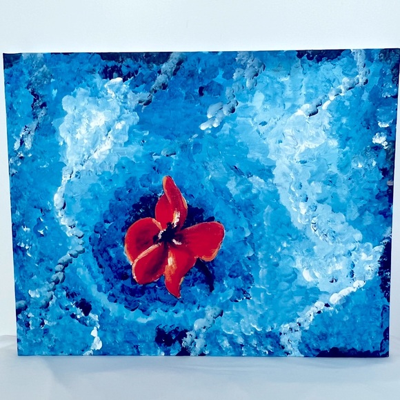 💙 Original acrylic painting 16”x20” sold by the artist - Picture 4 of 6